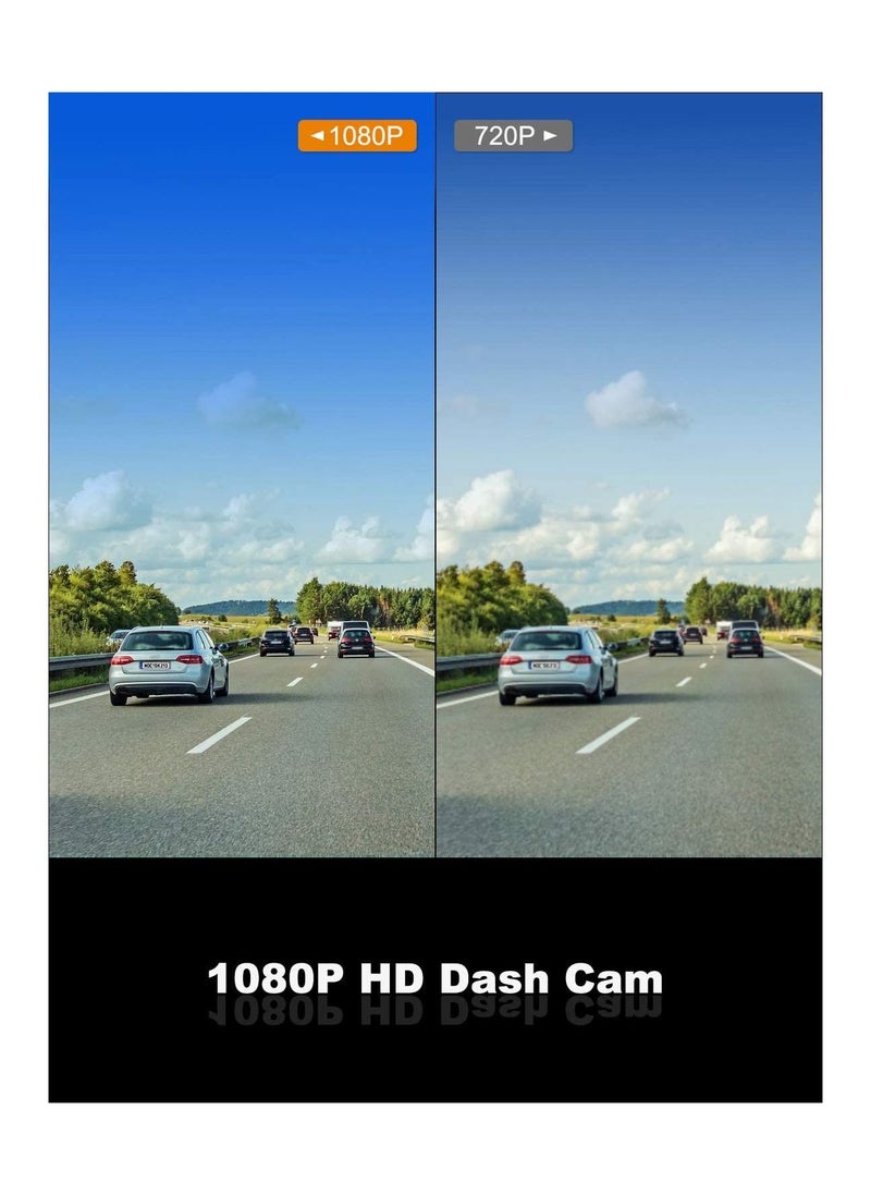 Generic Action Camera Stabilizer Car DVR 3 Inch WiFi 1080P Video Recorder HD Car Recorder Dash Cam Dual Record Video Registrar  - Image 3