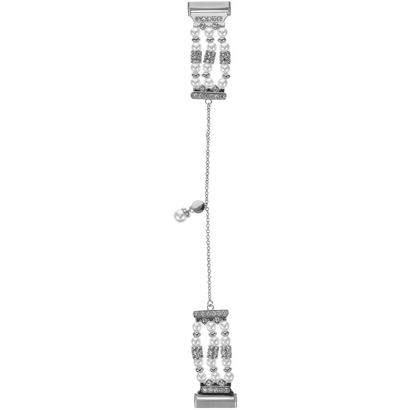 Watch Chain Decorative Watch Bracelet Watch Band Chain Style Watchband Compatible for Fitbit Versa3/Sense - Image 1