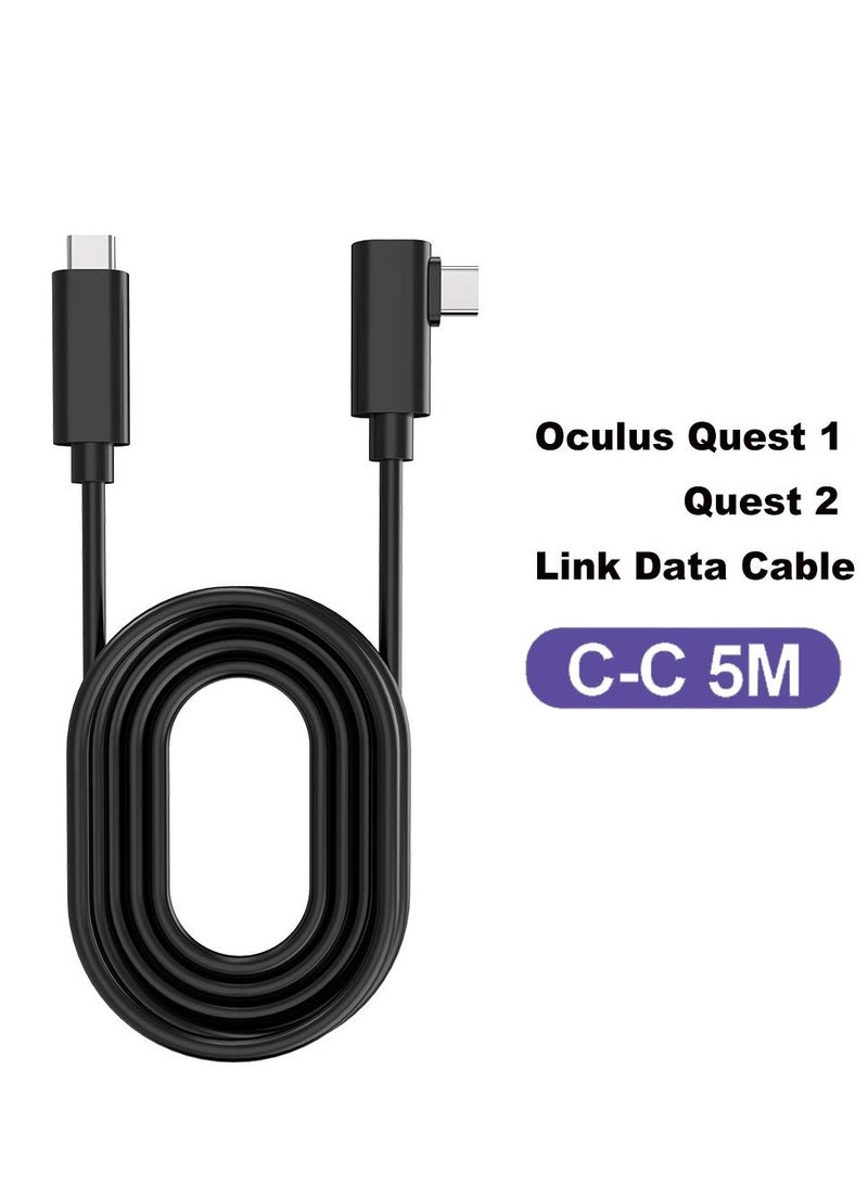 Zikra Type-C Streaming Cable for Quest 2 and Oculus Link Virtual Reality Headsethigh Speed Data Transfer and Fast Charging Connection Cable (5M) - Image 2