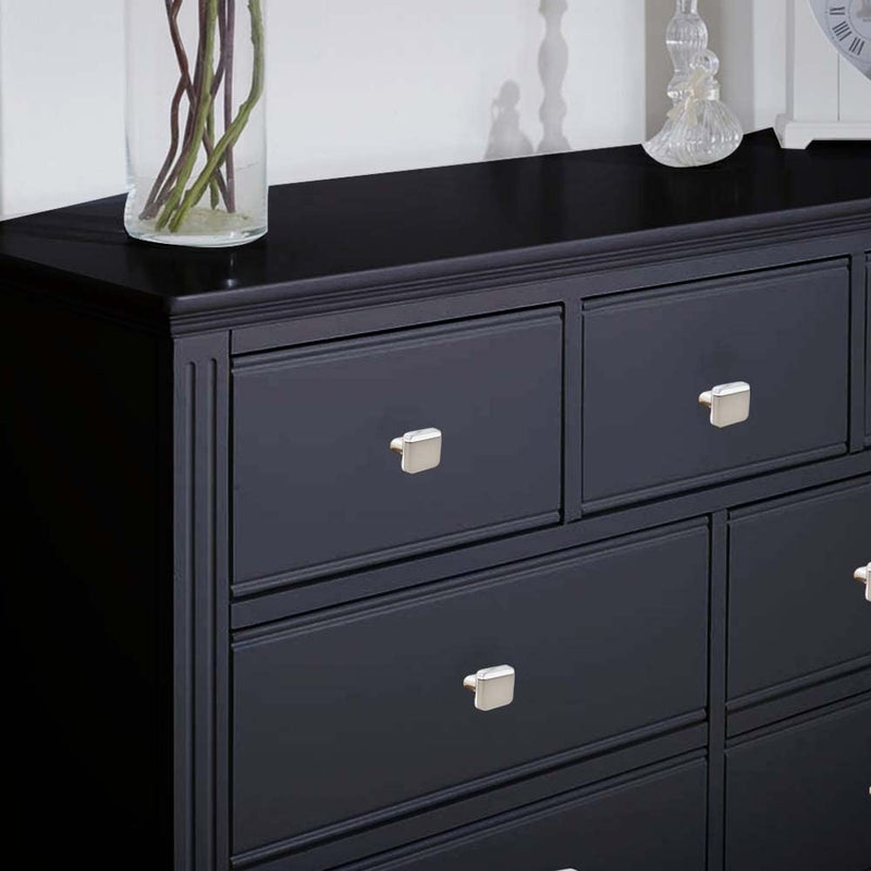 HYDERON HYDERON StainTeak Brown Cabinet KnobDrawerWardrobe Door KnobsCupboard Drawer Pull HandleKitchen Drawer KnobPulls Knob_S175_Stain 2 Pcs Stain_ Finish  - Image 5