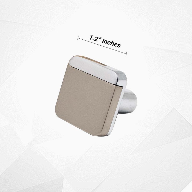 HYDERON HYDERON StainTeak Brown Cabinet KnobDrawerWardrobe Door KnobsCupboard Drawer Pull HandleKitchen Drawer KnobPulls Knob_S175_Stain 2 Pcs Stain_ Finish  - Image 2