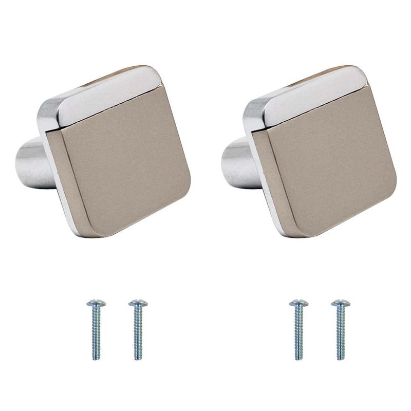 HYDERON HYDERON StainTeak Brown Cabinet KnobDrawerWardrobe Door KnobsCupboard Drawer Pull HandleKitchen Drawer KnobPulls Knob_S175_Stain 2 Pcs Stain_ Finish  - Image 3