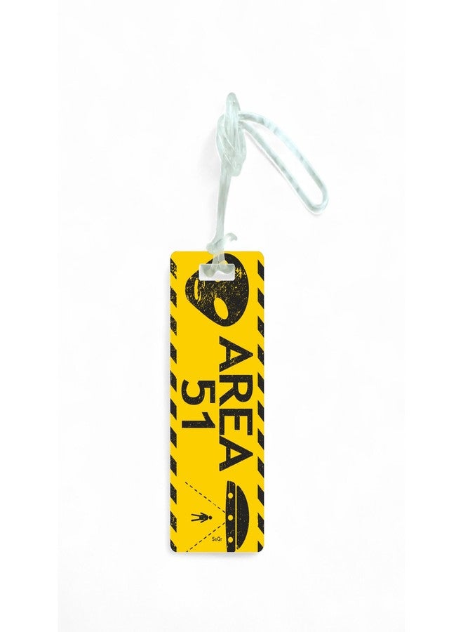 SeQR Smart Lost & Found Luggage Tag - Metal QR Travel ID Tag with Wire Cable for Suitcase, Backpack, Stroller, Golf Bag - Scan & Find Digital Souvenir Tag - Smart Travel Accessory/USA Souvenir - Image 3