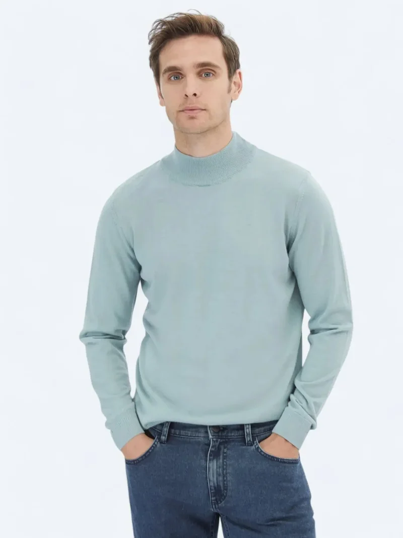 Kip Mint Knitwear Sweatshirt