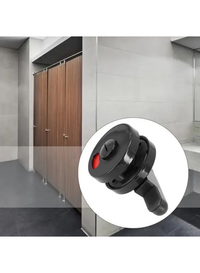 1pc Plastic Indicator Door Lock For Public Toilet Bathroom Occupied Vacant Engaged Deadbolt - Image 2