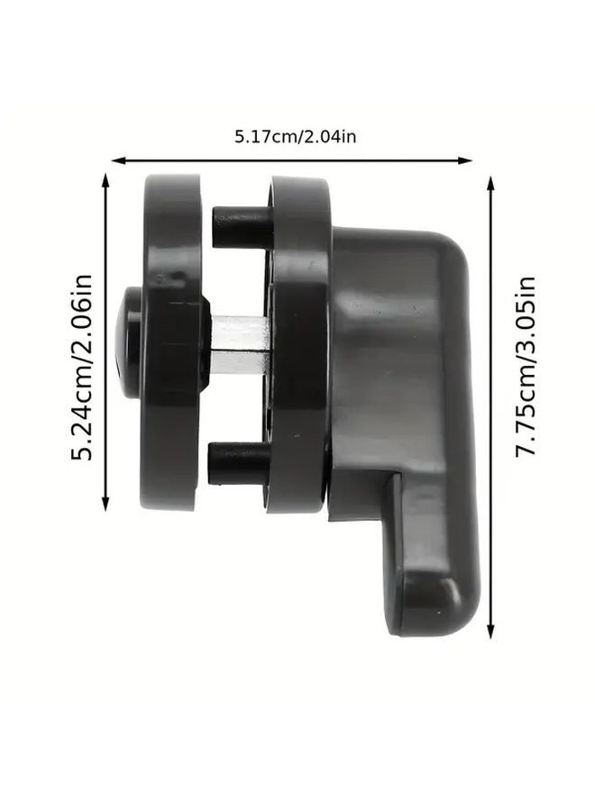 1pc Plastic Indicator Door Lock For Public Toilet Bathroom Occupied Vacant Engaged Deadbolt - Image 3