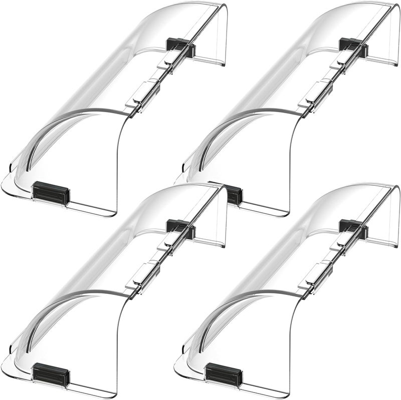 Home Intuition Air Vent Deflector - Non Melting, Adjustable Magnetic Heat and AC Deflector 8.5" to 15" for Vents, Sidewall, and Ceiling Registers, 4 Pack - Image 1