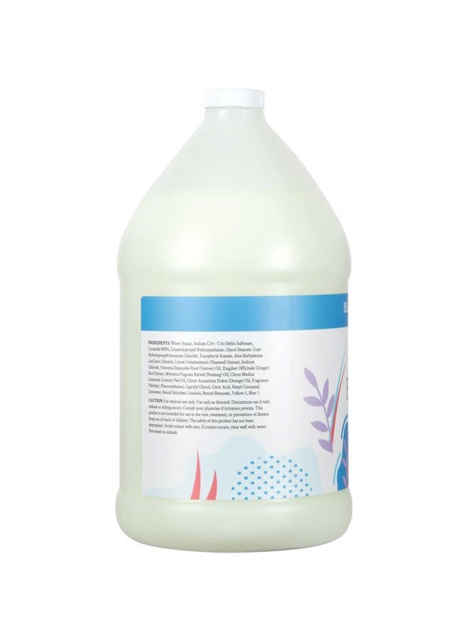 ginger lily farms Botanicals All-Purpose Liquid Hand Soap Refill, Island Tranquility, 100% Vegan & Cruelty-Free, Green Tea Lemongrass Scent, 1 Gallon (128 fl oz) - Image 3