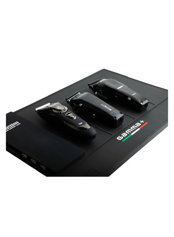Gamma+ Integrated Barber Tools Organizing and Charging Station - Image 2