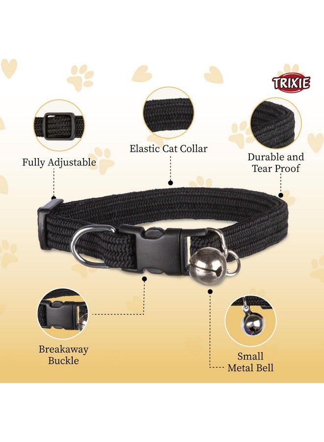 Trixie Adjustable Elastic Cat Collar With Bell (Color May Vary) - 1 Pc And Kittos Protein Rich Chicken Jerky Strips Tasty Treats For All Cat Breeds - 3 Pcs - Image 5