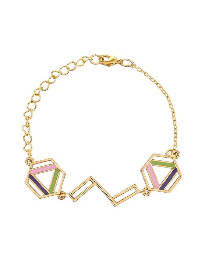 VOYLLA Benzene Enamelled Dainty Bracelet  - Image 2