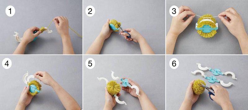 Clover Set Pom Maker, Multiple 4 Count, 8.63 x 5 x 1.38 - Image 4