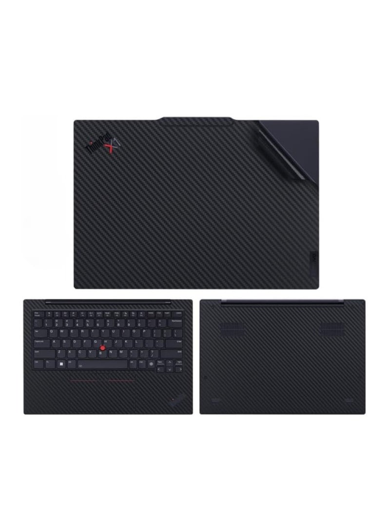ملصقات لابتوب لجهاز Lenovo Thinkpad X1 Carbon Gen 12 2024 ملصقات مقاومة للخدش لابتوب فيلم ثلاثي الجوانب فيلم لابتوب