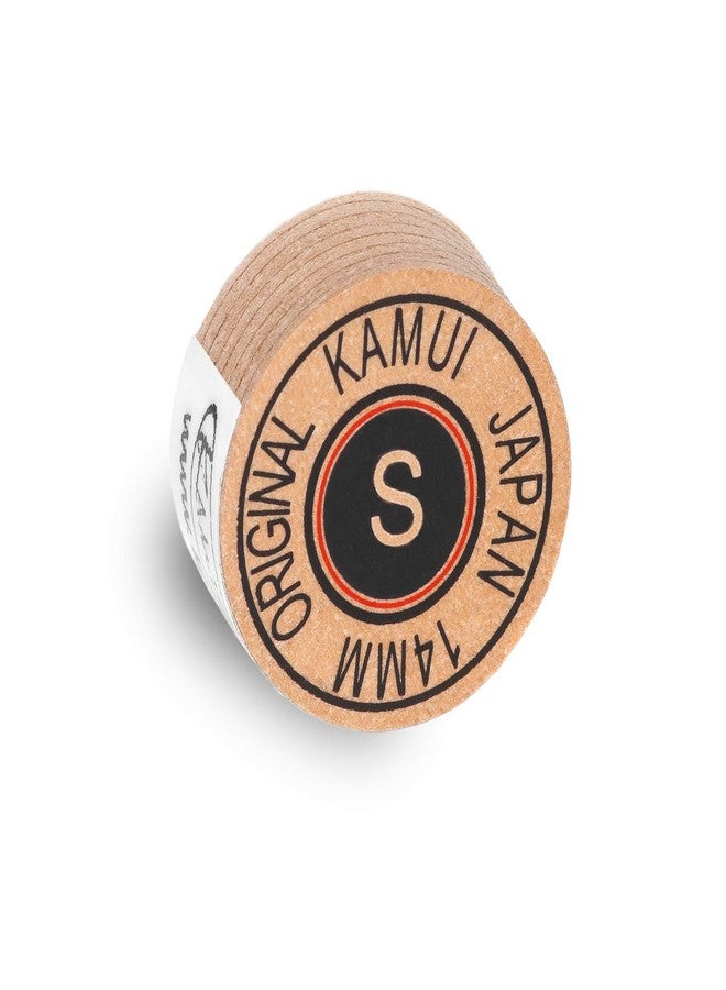 KAMUI Original Laminated Pool Billiard CUE TIP - 1 pc (Soft, 14 mm) - Image 1