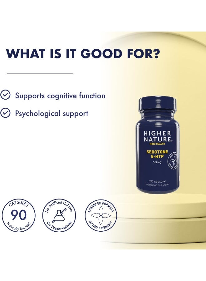 Higher Nature Serotone 50mg - 90 Capsules - Image 2