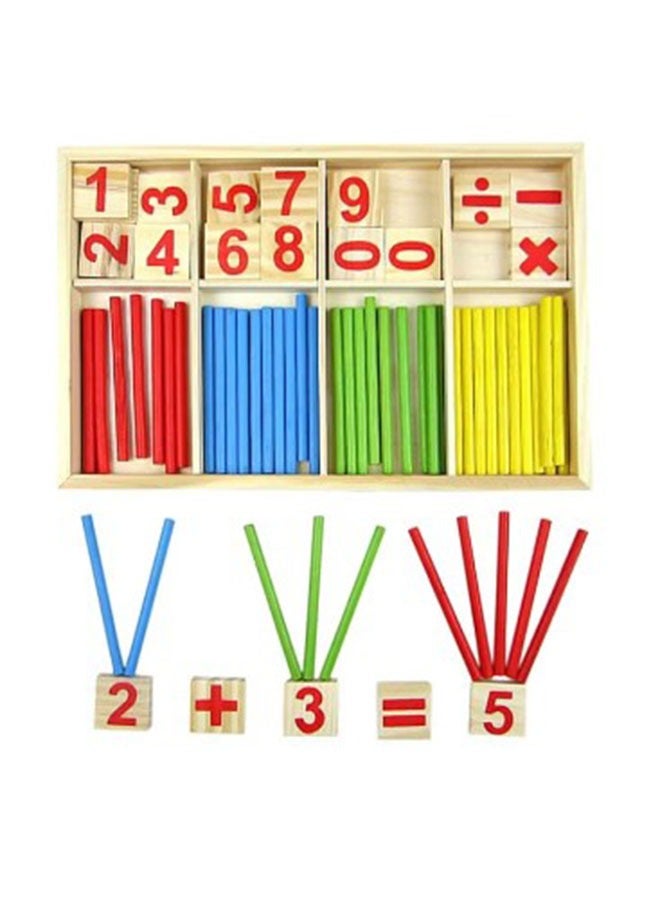 Arabest WoodenMath Teaching Aids Early Education Number Stick Toys  - Image 1