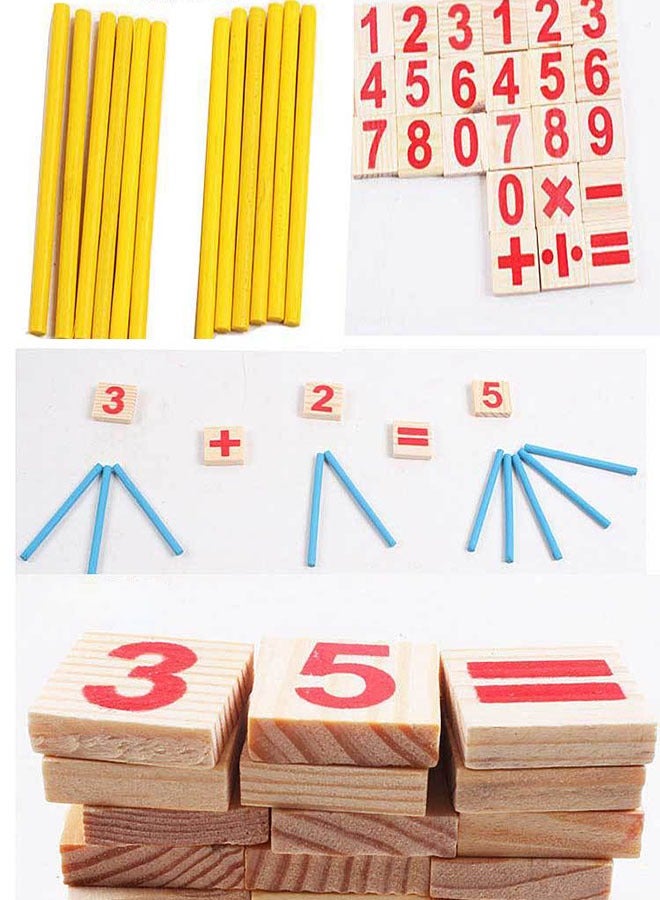 Arabest WoodenMath Teaching Aids Early Education Number Stick Toys  - Image 5