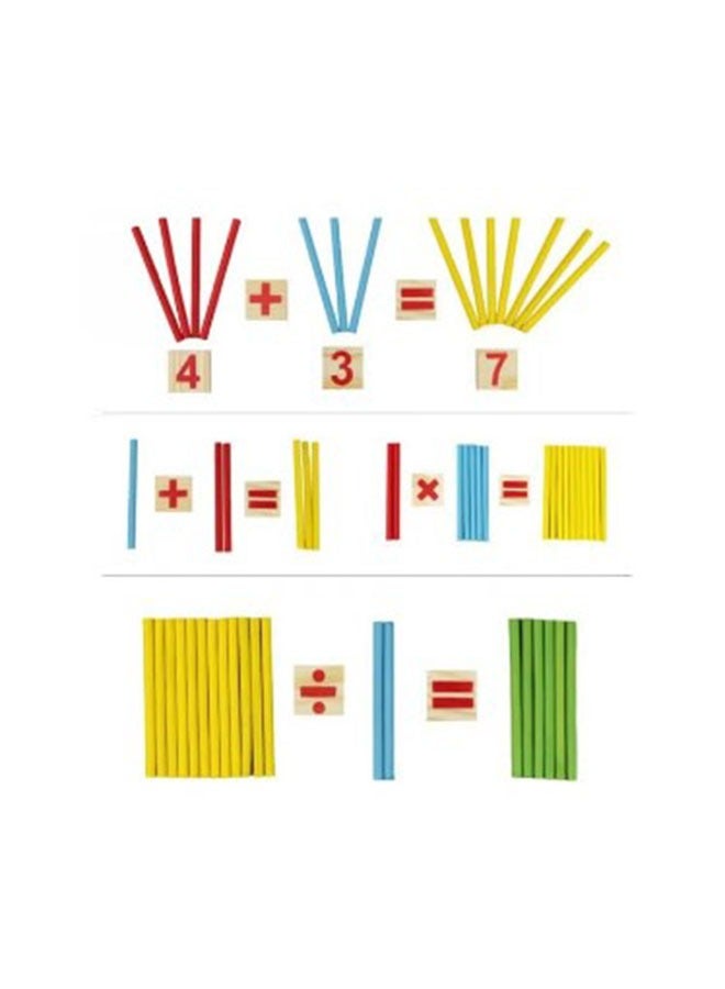 Arabest WoodenMath Teaching Aids Early Education Number Stick Toys  - Image 2