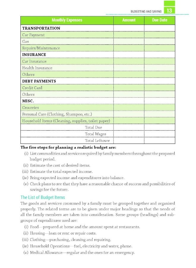 Home Science: Textbook for ICSE Class 10