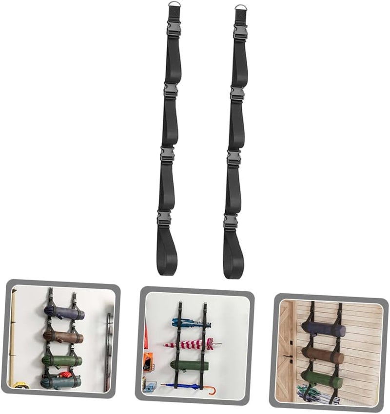 Merryhapy 2 Pack Over The Door Wall Storage Rack For Camping Gear Yoga Mats And Tents - Image 4