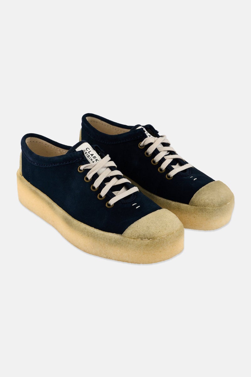 clarks Women Standard Fit Tor Hoop Lace Up Casual Shoes, Navy  - Image 1