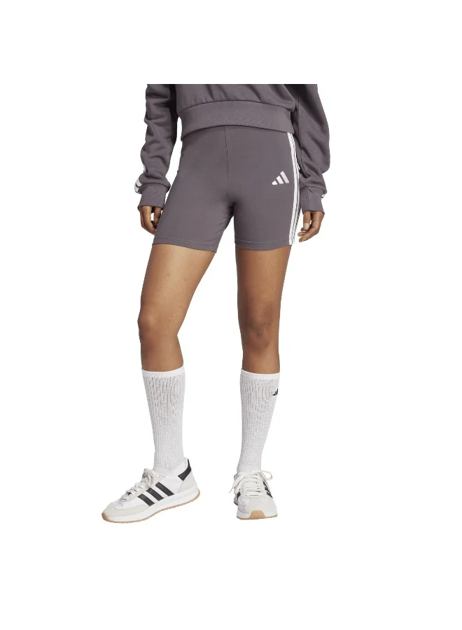 Adidas essentials 3-stripes high waisted biker women leggings