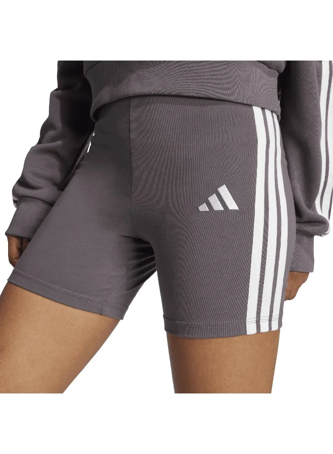 Adidas essentials 3-stripes high waisted biker women leggings