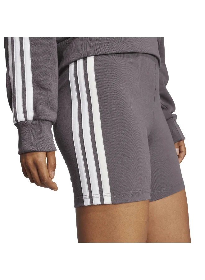 Adidas essentials 3-stripes high waisted biker women leggings