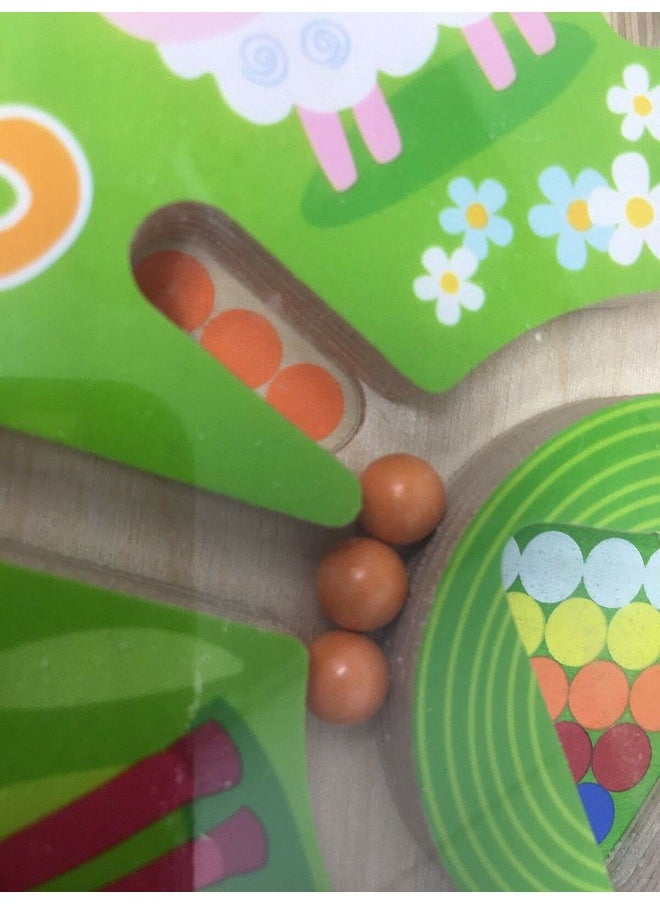 Number Maze Magnetic Game Stem Toy Encourages Color Recognition, Fine Motor & Counting