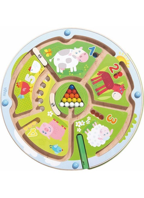 Number Maze Magnetic Game Stem Toy Encourages Color Recognition, Fine Motor & Counting