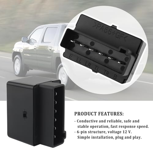 IHOTDER 6 Pin LED Flasher Relay,LED Turn Signal Relay Replacement OEM#38300-SDA-A01,38300-SDB-A03,Turn Signal Flasher Compatible with Honda Accord Ridgeline Odyssey Van Car Accessories - Image 4