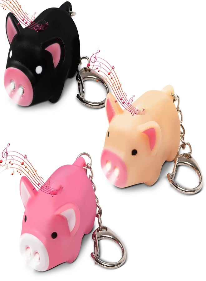 KETAR 3 Pcs Pig Cute Keychain - Animal Keychain Pig Stuff Accessories for Women Funny Key Chain - Keychains Cute Animal - Image 1