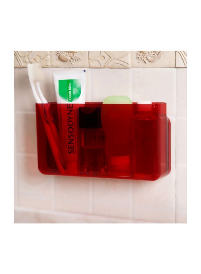 NIBEMINENT Qiangtie Wall Mounted Storage Box Red One Size