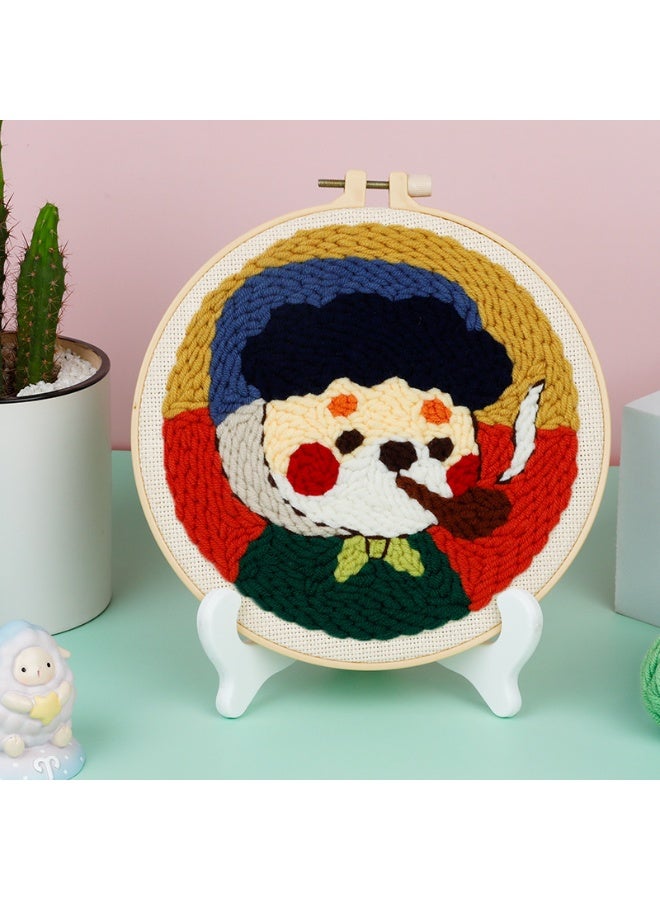 22*22*5 DIY Punch Needle Embroidery Kit - Handmade Craft Materials