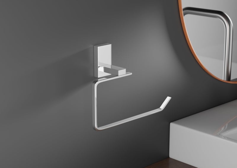 Cordial 304 Stainless Steel Towel Ring Without Lid for Bathroom, Napkin Ring for Wash Basin, Towel Holder, Napkin Holder, Towel Hanger, Bathroom Aessories, Crome - Image 2