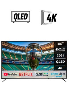 GeneralGold General Gold Smart TV 70" QLED 4K UHD, 2024 NEW Model, WebOS Television, WiFi Bluetooth, Voice Recognition, Frameless Design, Netflix, YouTube, Prime Video  - Image 1