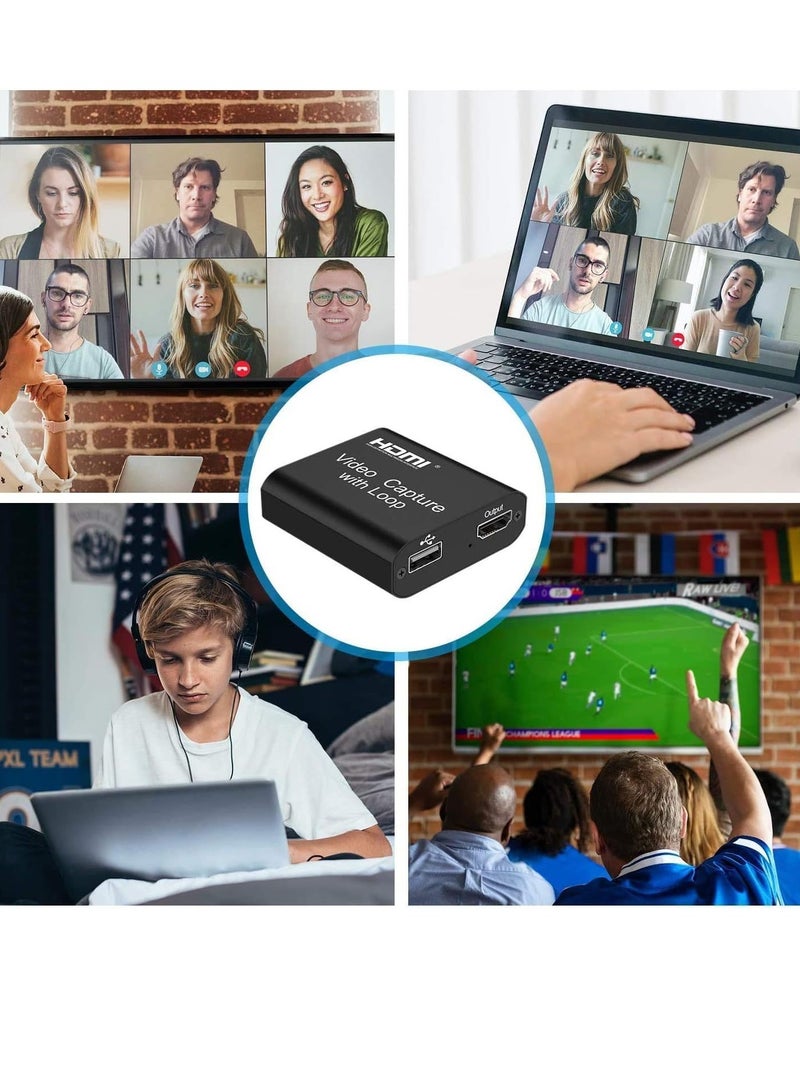 4K HDMI Video Recorder Module with Loop, External 1080P Full HD FHD Gaming Video Recorder for Live Streaming, Radio or Video Conference (1pc)  - Image 5
