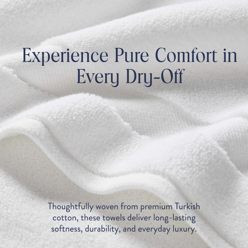 Brooklinen Super-Plush 100% Turkish Cotton Bath Towels - Set of 2-770 GSM, Highly Absorbent, Machine Washable, Perfect Bath Towel Set for Home & Bathroom (30" x 58", Solid White) - Image 5
