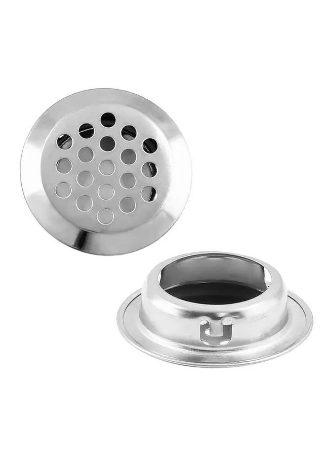 10 قطعة من مشابك التهوية من الفولاذ المقاوم للصدأ، فتحات تهوية مستديرة مقوسة للخزائن والدواليب - Image 5