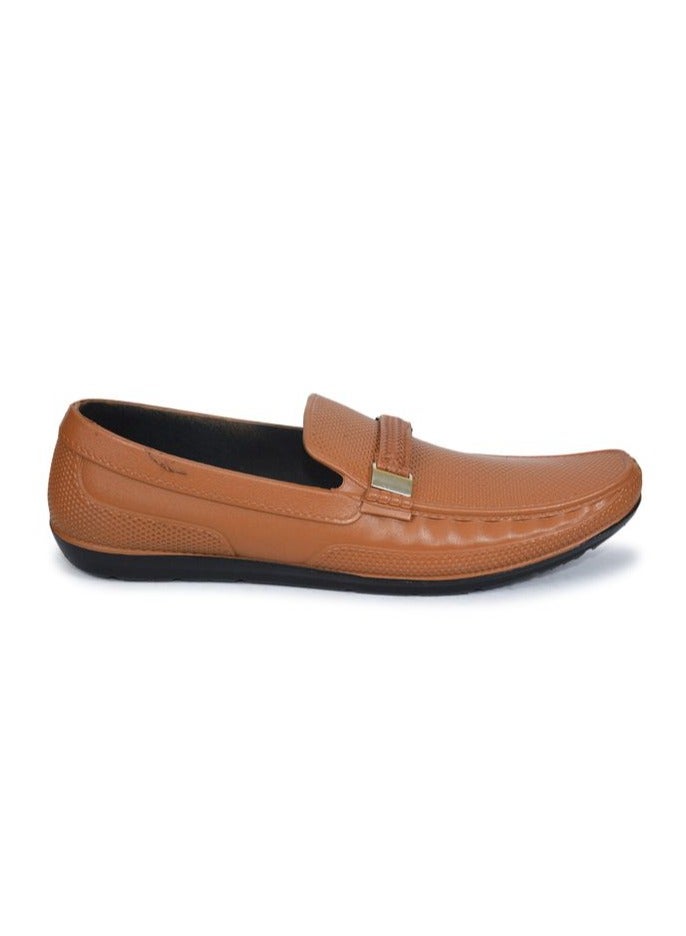 Ajanta Men Formal Shoes PG 440 - Slip-On Shoes, Office Shoes - Tan - Image 2