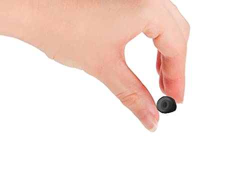 Frankz Premium Silicone Rubber Earbuds Tips 14, Eartips, Earplugs, for Earphones and Bluetooth Earphones Medium Size (14 Pcs (7 Pair), Black) - Durable and Noise Cancellation - Image 2