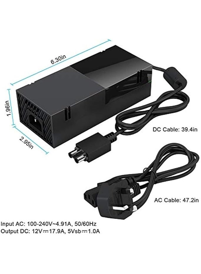 محول كهربائي Xbox One Power Brick، محول للطاقة الجديد والمكاني لجهاز Xbox One، حزمة أدوات شحن عالية الجودة مع كابل لجهاز Xbox One، محول تيار متردد ذو جهد 100-240 فولت. - Image 5