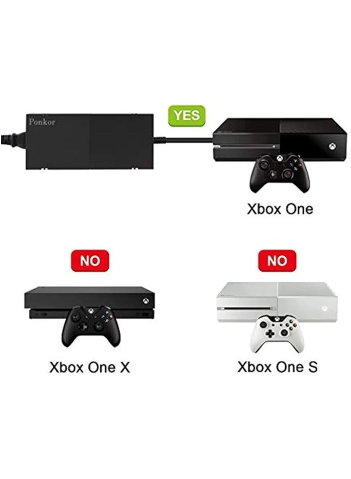 محول كهربائي Xbox One Power Brick، محول للطاقة الجديد والمكاني لجهاز Xbox One، حزمة أدوات شحن عالية الجودة مع كابل لجهاز Xbox One، محول تيار متردد ذو جهد 100-240 فولت. - Image 4
