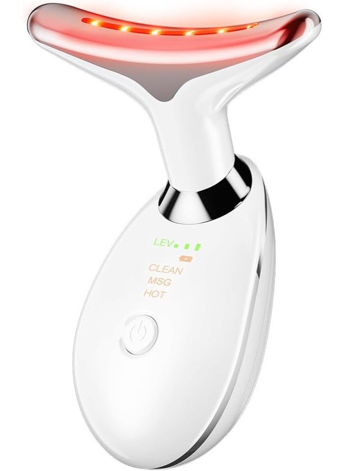 TIGER Neck Face Massager Face Sculpting Tool – 3 Colour Modes & Vibration for Facial Massaging, Reduces Double Chin, Lifts & Firms Skin for a Contoured Look - Image 1