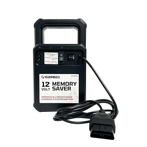 E-Z Red EZRED MS4000 Automotive Memory Saver With Built In Charger , Black - Image 1