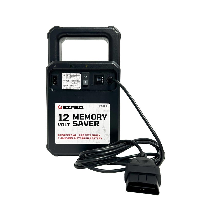 E-Z Red EZRED MS4000 Automotive Memory Saver With Built In Charger , Black - Image 2