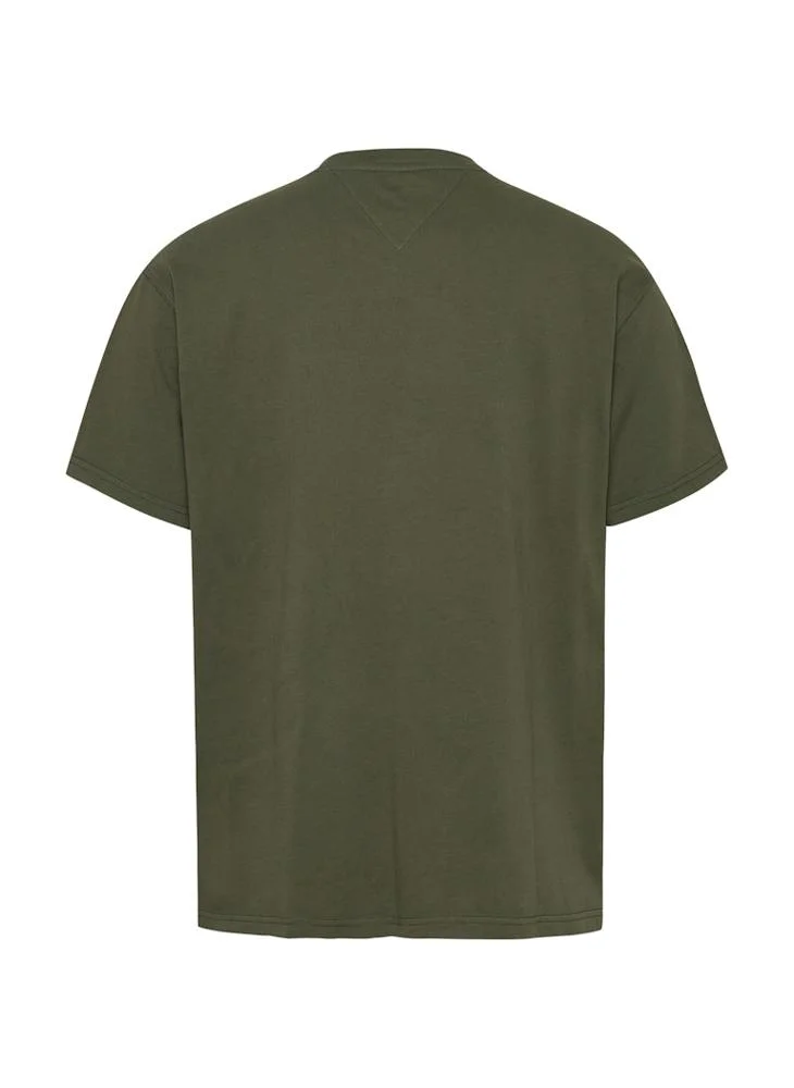 تومي جينز Logo Crew Neck T-Shirt