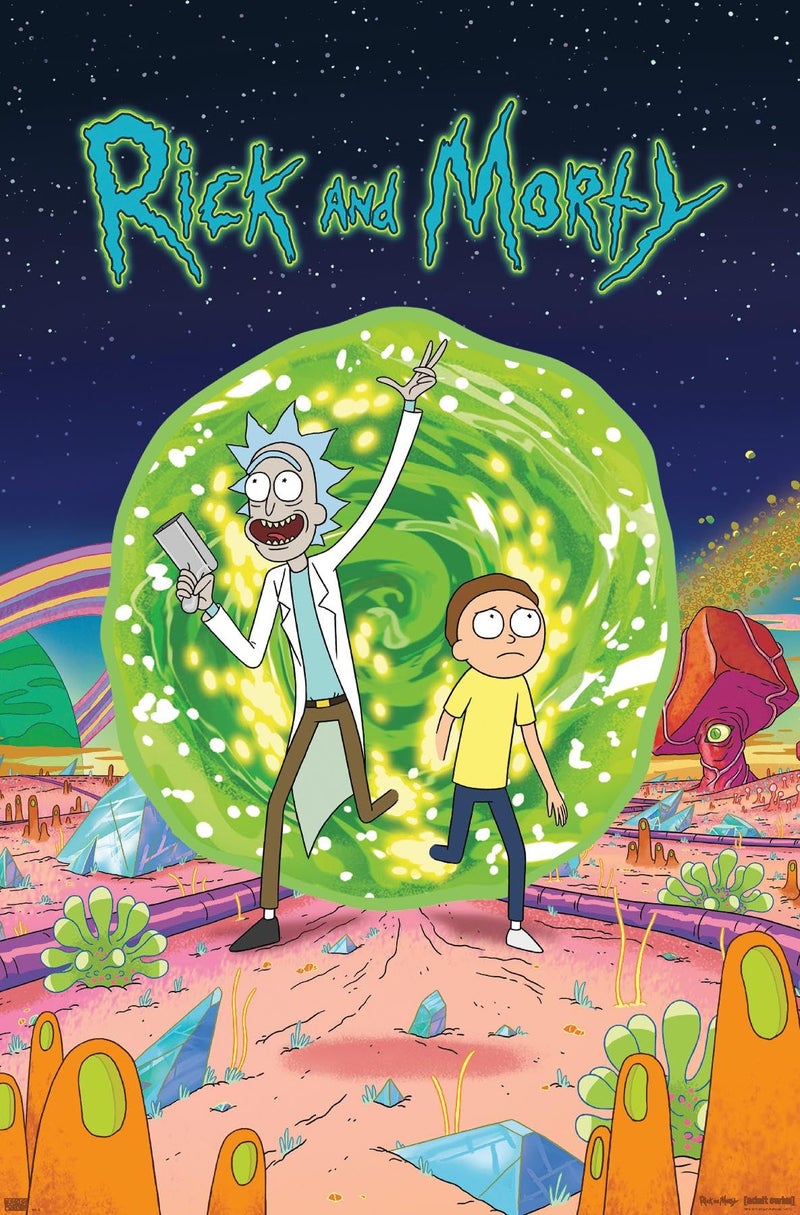 Trends International Rick And Morty  Cover Wall Poster 22375 x 34 Premium Unframed Version