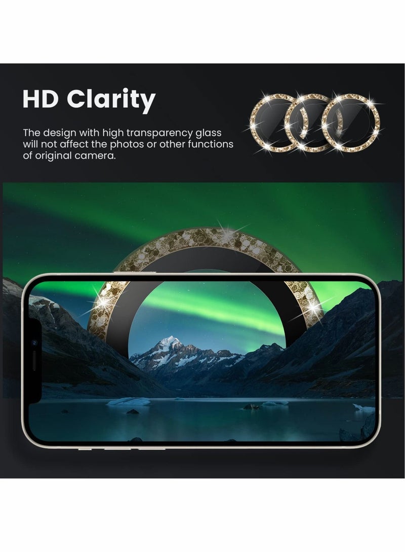 Captaintech Camera Lens Protector for iPhone 14 Pro / 14 Pro Max, 9H Tempered Glass Camera Cover Screen Protector - Image 4