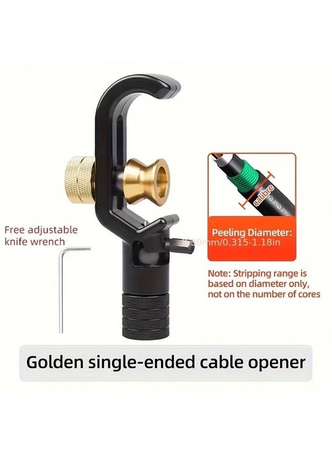 Professional Grade Metal Wire Stripper 8 30mm Optical Cable Sheath Cutting Tool Ergonomic Grip - Image 1